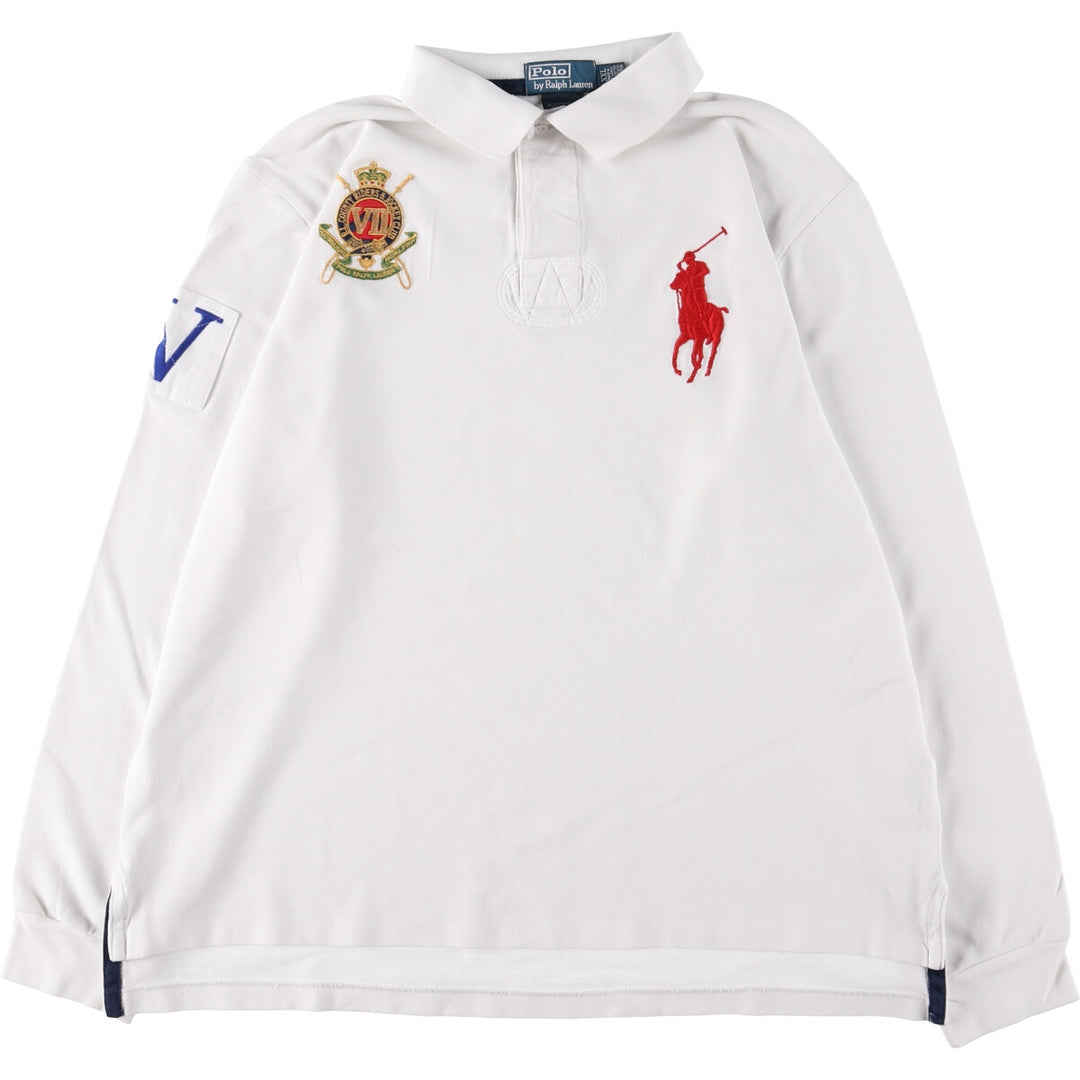 Ralph Lauren POLO by Ralph Lauren CUSTOM FIT Big Pony Long Sleeve Rugby Shirt Men's XXL / eaa507972