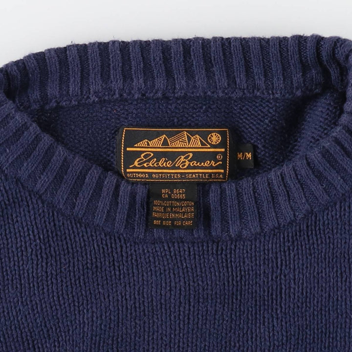 80s-90'S Eddie Bauer Cotton Knit Sweater Men's M Size Vintage / eaa507988