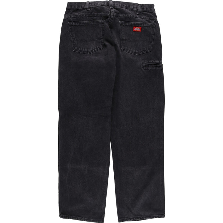 Dickies Relaxed Fit Double Knee Denim Painter Pants for Men, W34 equivalent / eaa508060