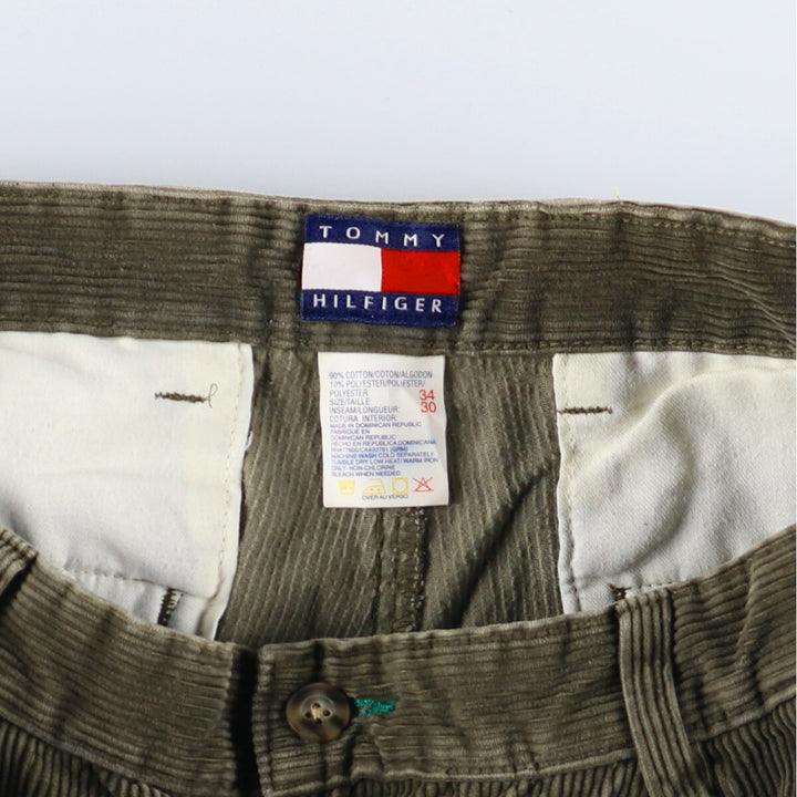 90s~ Tommy Hilfiger Two-pleat Corduroy Pants Men's W34 Vintage / eaa508129