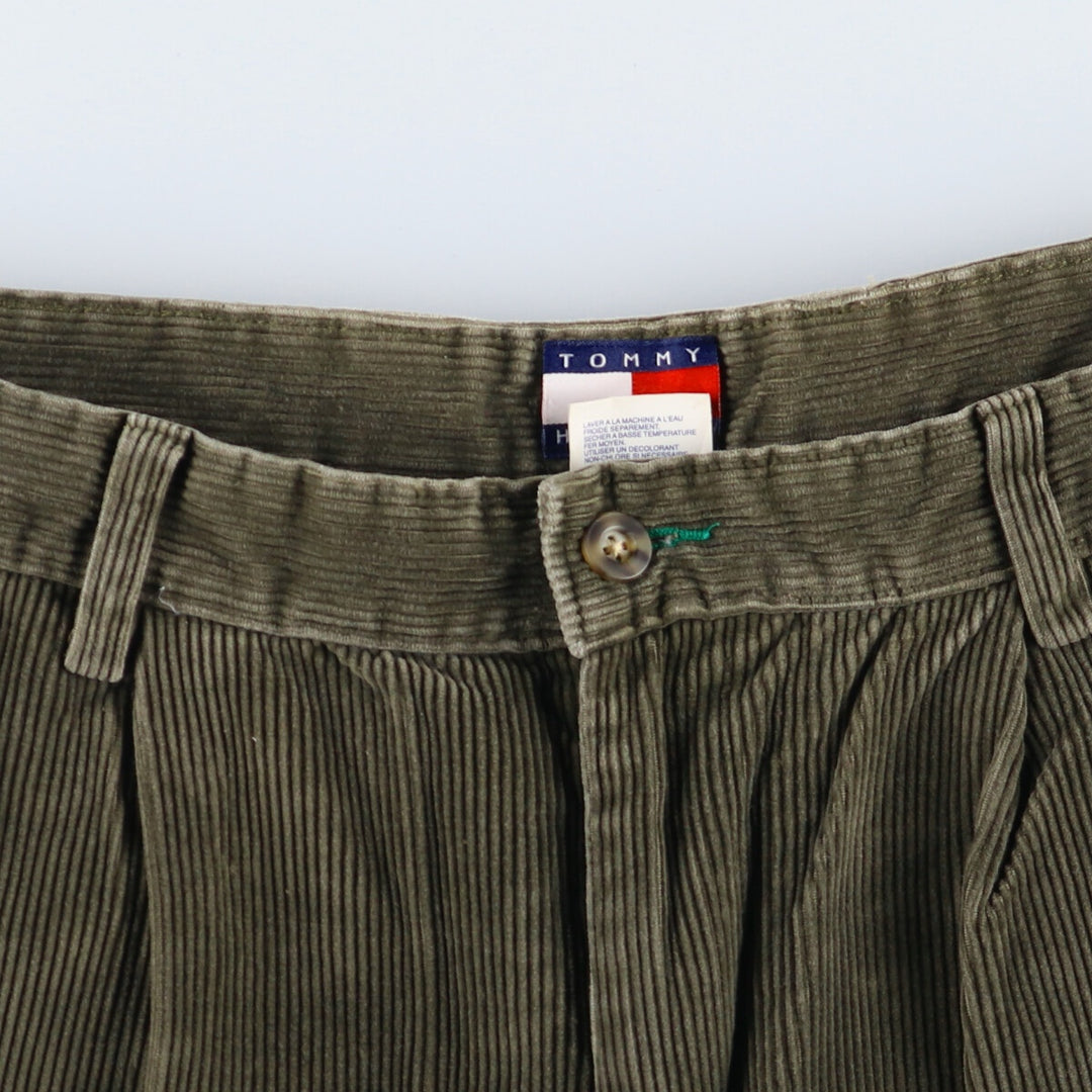 90s~ Tommy Hilfiger Two-pleat Corduroy Pants Men's W34 Vintage / eaa508129