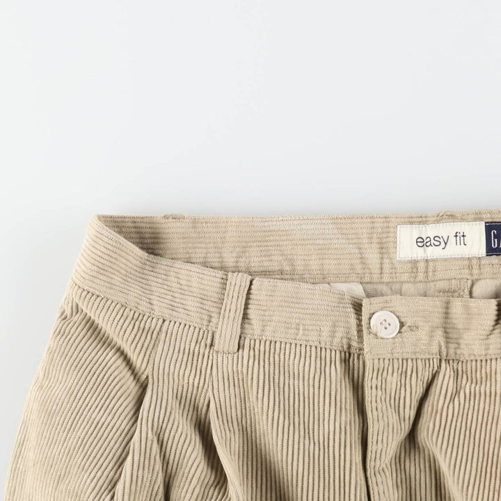 90s~ GAP Old Gap Easy Fit Two-pleat Corduroy Pants Men's W34 Vintage /eaa508137