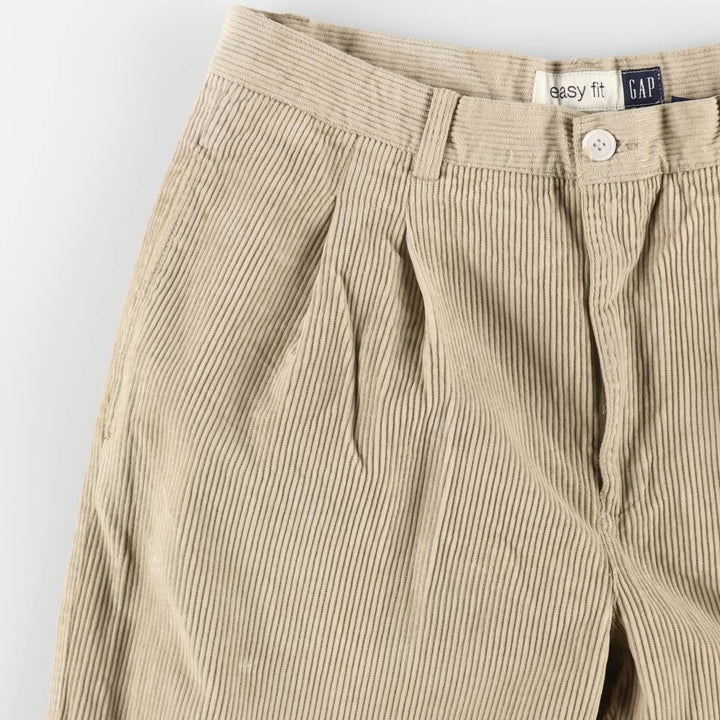 90s~ GAP Old Gap Easy Fit Two-pleat Corduroy Pants Men's W34 Vintage /eaa508137