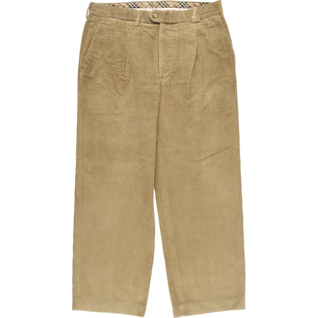 Burberry's BURBERRY LONDON One-tuck Corduroy Pants Made in Spain Men's W35 equivalent /eaa508147