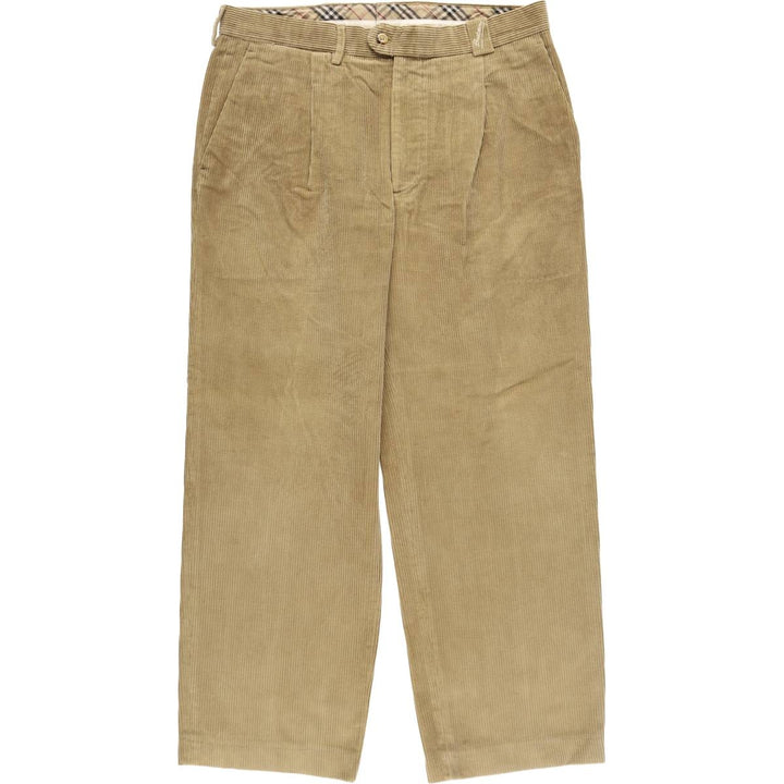 Burberry's BURBERRY LONDON One-tuck Corduroy Pants Made in Spain Men's W35 equivalent /eaa508147