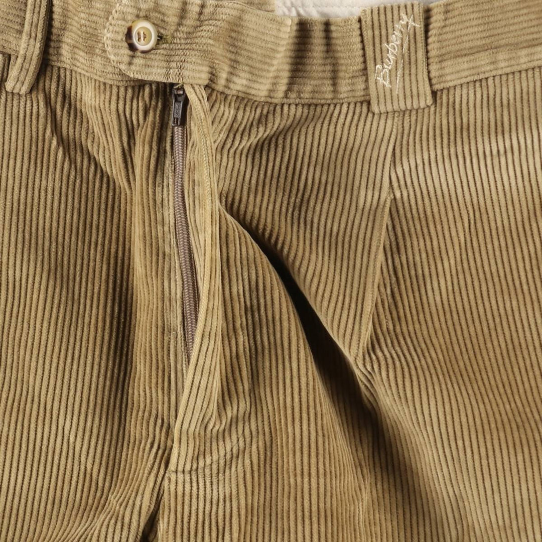 Burberry's BURBERRY LONDON One-tuck Corduroy Pants Made in Spain Men's W35 equivalent /eaa508147