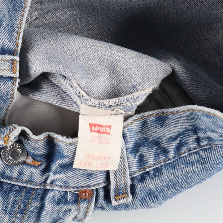 90'S Levi's 701-0115 STUDENT Straight Denim Pants Made in USA Women's L (w27) Vintage /eaa508157