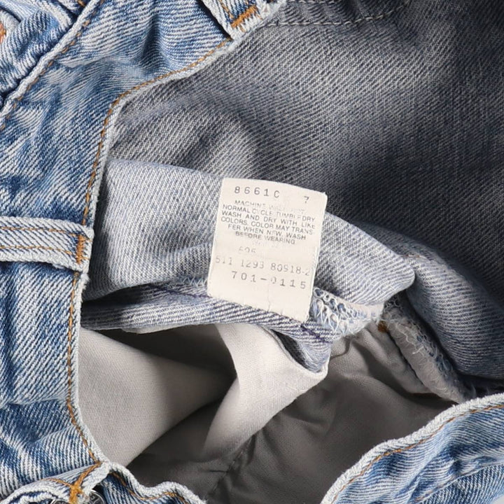 90'S Levi's 701-0115 STUDENT Straight Denim Pants Made in USA Women's L (w27) Vintage /eaa508157