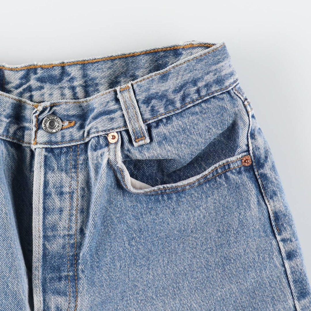 90'S Levi's 701-0115 STUDENT Straight Denim Pants Made in USA Women's L (w27) Vintage /eaa508157