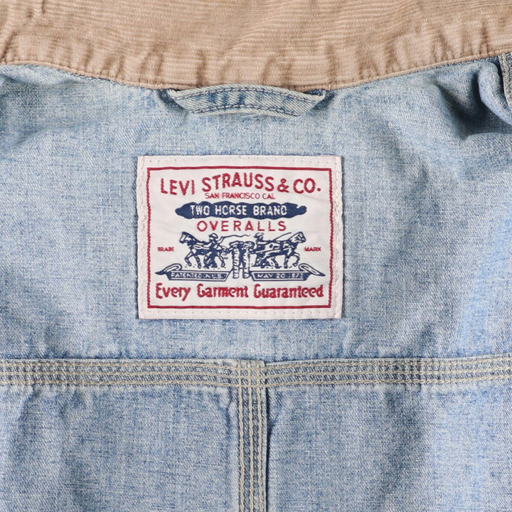 90'S Levi's 70665 denim coveralls, men's XL equivalent, vintage /eaa508171