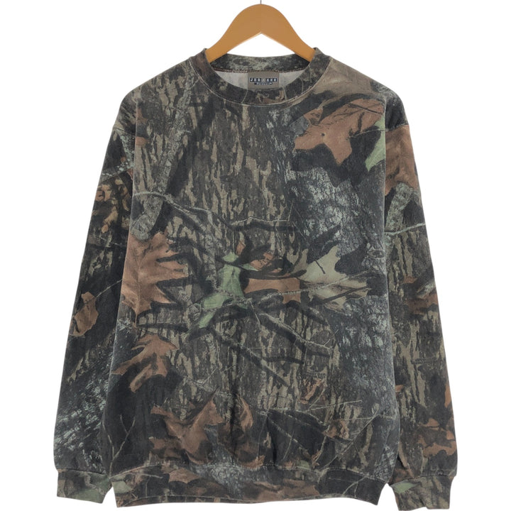 Jerzees Outdoors Camouflage Pattern Real Tree Camo Sweatshirt Trainer Men's M size /eaa508226