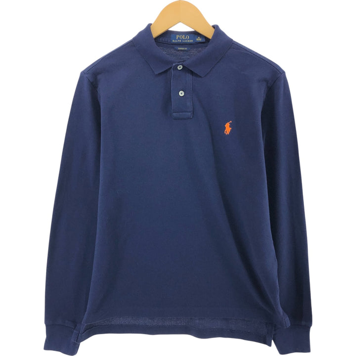 Ralph Lauren POLO RALPH LAUREN CUSTOM FIT long sleeve polo shirt men's M equivalent /eaa508242