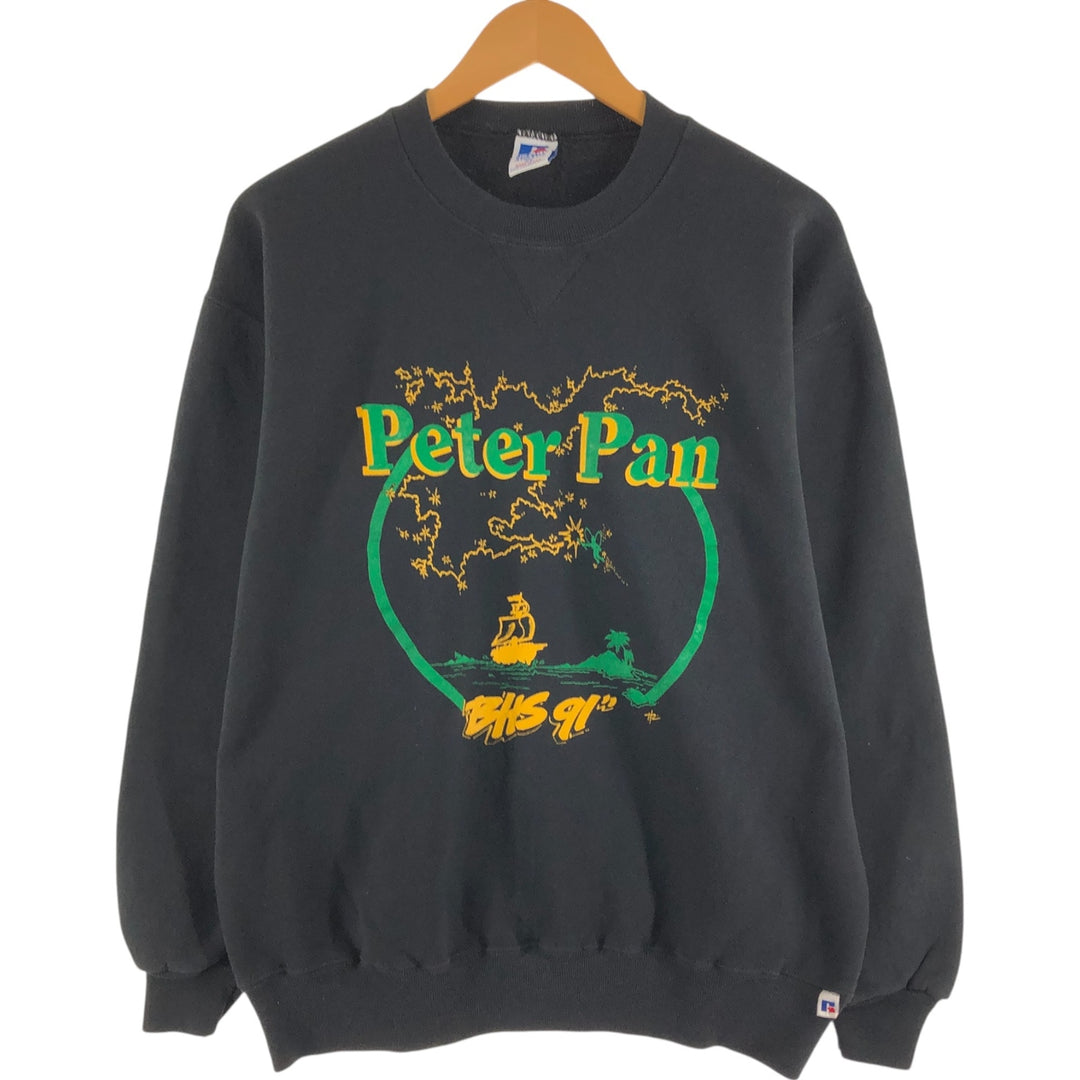 90'S Russell PETER PAN Movie Sweatshirt Made in USA Men's XL Vintage /eaa508277