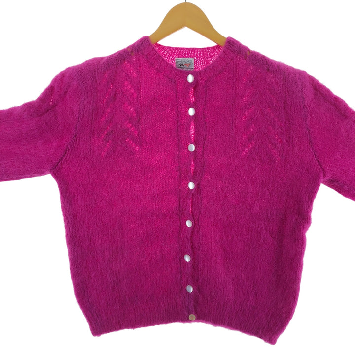 AVOCA HANDWEAVERS Mohair Knit Cardigan, Women's, Size L, Vintage /eaa508281