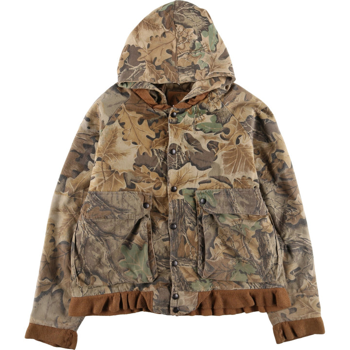 WELLS CREEK OUTFITTERS Camouflage Pattern Real Tree Camo Padded Parka Puffer Jacket Made in USA Men's M /eaa508303