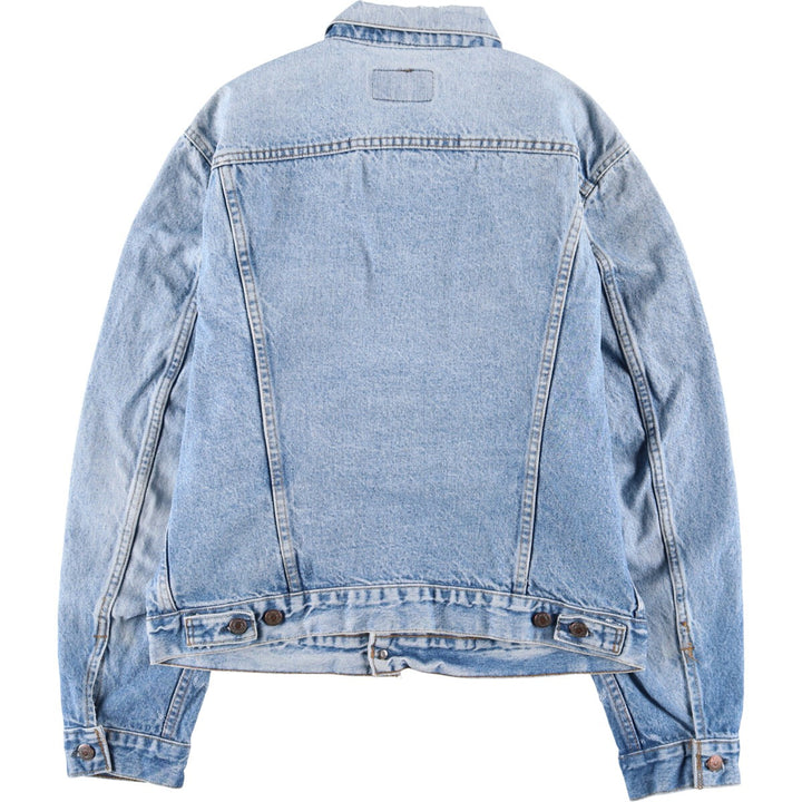 ~90'S Levi's denim jacket, denim jacket, made in the USA, men's size L, vintage unknown blue type Vintage Second Hand