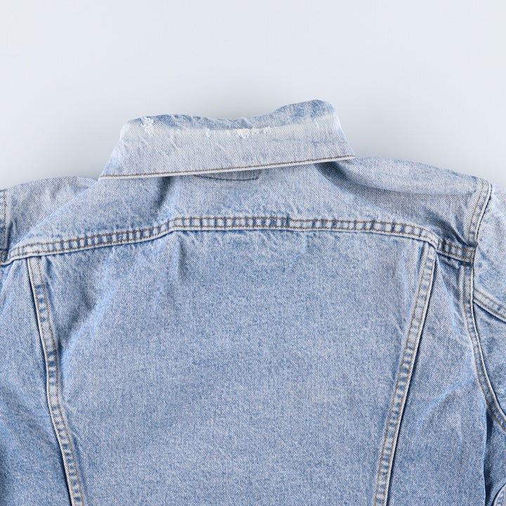 ~90'S Levi's denim jacket, denim jacket, made in the USA, men's size L, vintage unknown blue type Vintage Second Hand