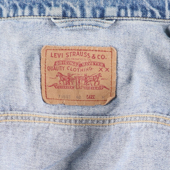 Levi's 70503-02 Euro Model Denim Jacket, G-Jean, Men's M size / eaa508313