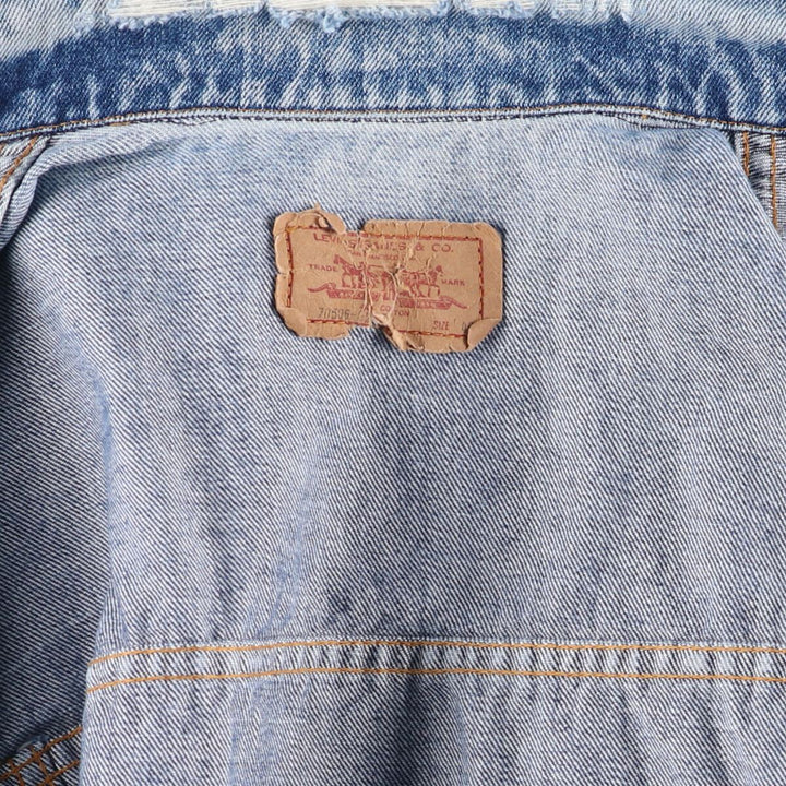 80s~ Levi's 70506-0216 denim jacket, G-jacket, men's XL equivalent, vintage / eaa508314