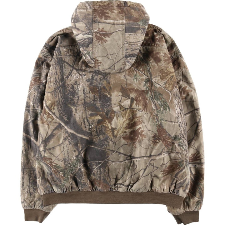 GAME WINNER Camouflage Pattern Real Tree Camo Padded Parka Puffer Jacket Men's XL /eaa508333