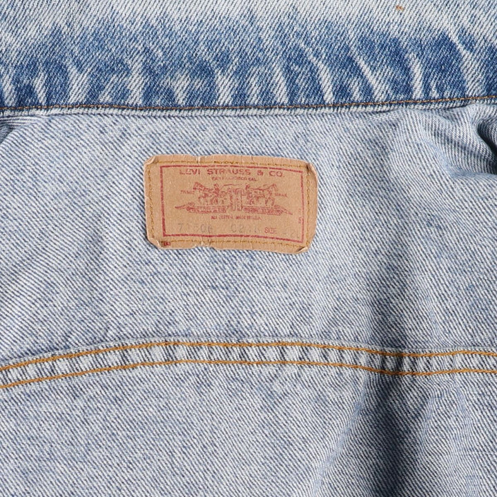 80'S Levi's 71506-0216 denim jacket, denim jacket, made in USA, men's size M, vintage /eaa508360