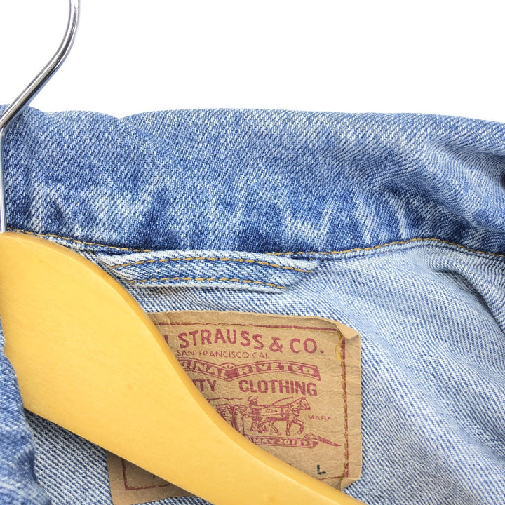 90'S Levi's 70503-02 Euro Model Denim Jacket, G-Jean, Men's L Size, Vintage / eaa508373