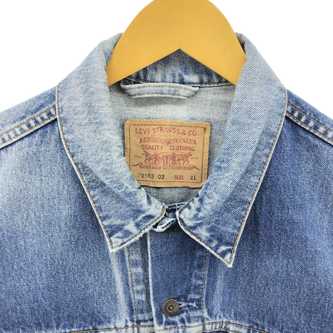 90'S Levi's 70503-02 Euro Model Denim Jacket, G-Jean, Men's XL equivalent, Vintage /eaa508374