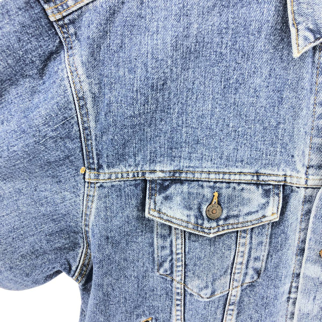 90'S Levi's 70507-4890 denim jacket, denim jacket, made in the USA, men's size L, vintage cotton blue type Vintage Second Hand