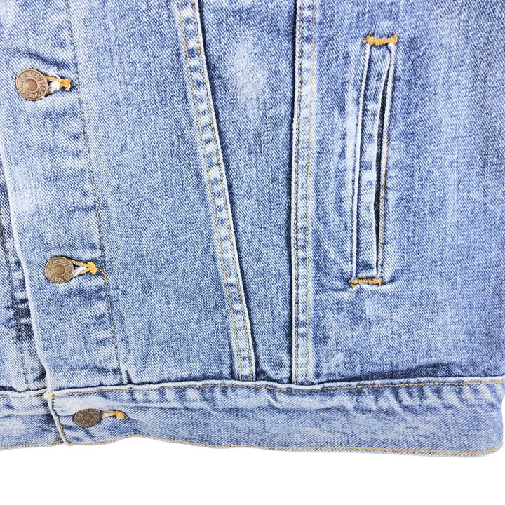 90'S Levi's 70507-4890 denim jacket, denim jacket, made in the USA, men's size L, vintage cotton blue type Vintage Second Hand