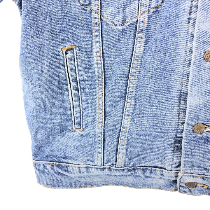 90'S Levi's 70507-4890 denim jacket, denim jacket, made in the USA, men's size L, vintage cotton blue type Vintage Second Hand