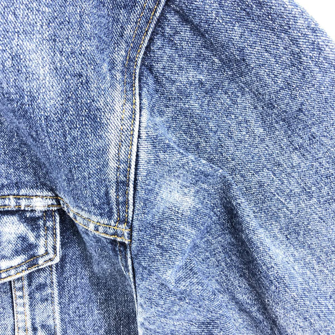 90'S Levi's 70507-4890 denim jacket, denim jacket, made in the USA, men's size L, vintage cotton blue type Vintage Second Hand