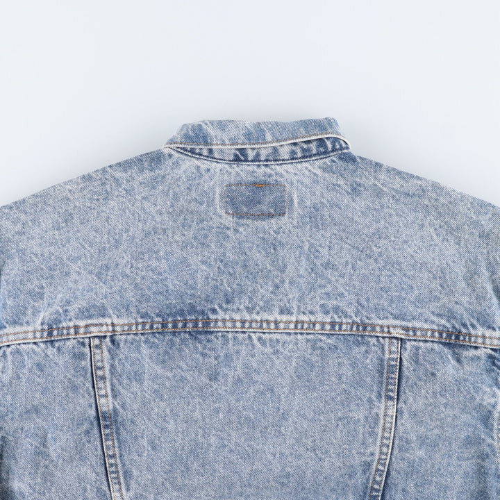 90'S Levi's 57508-0209 Chemical Wash Denim Jacket, G-Jean, Made in USA, Men's XL, Vintage cotton blue type Vintage Second Hand
