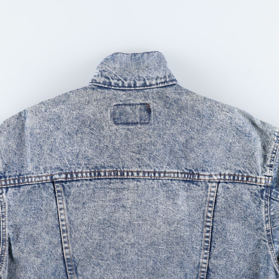 90'S Levi's 57508-0299 Chemical Wash Denim Jacket, G-Jean, Made in USA, Men's Size L, Vintage cotton blue type Vintage Second Hand