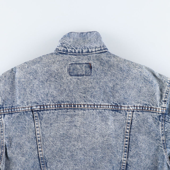 90'S Levi's 57508-0299 Chemical Wash Denim Jacket, G-Jean, Made in USA, Men's Size L, Vintage cotton blue type Vintage Second Hand