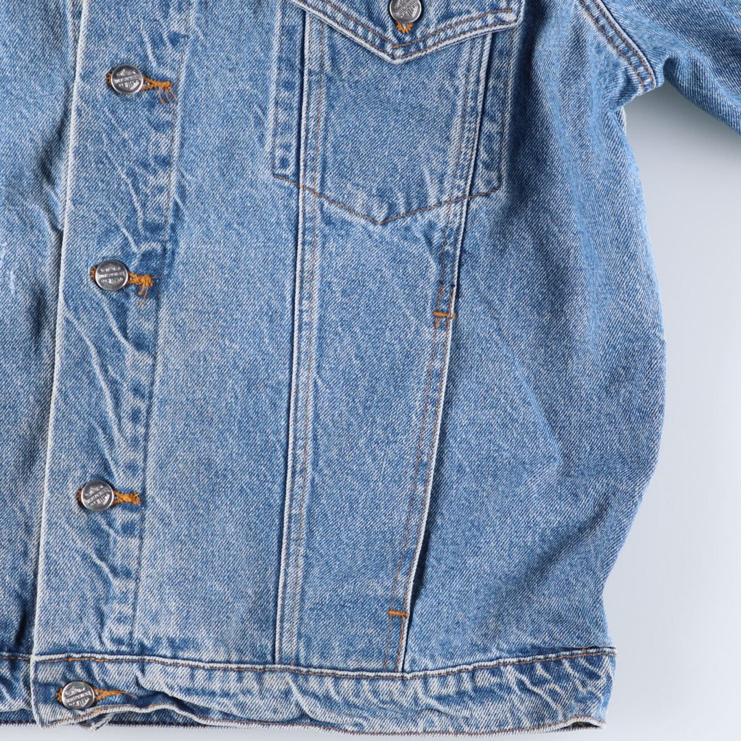 Harley-Davidson Back Print Denim Jacket G-Jean Men's XL cotton blue type Vintage Second Hand
