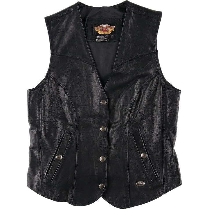 Harley-Davidson Leather Vest Made in USA Women's M /eaa508405