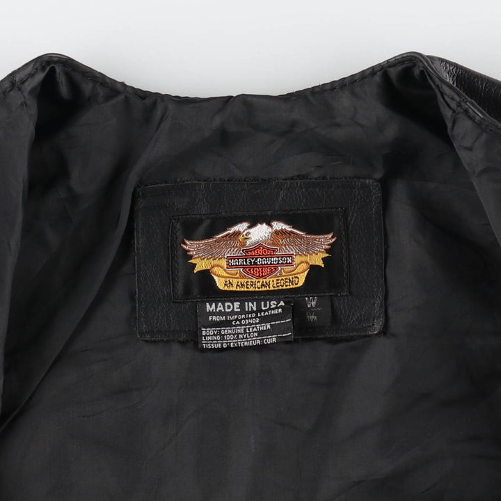 Harley-Davidson Leather Vest Made in USA Women's M /eaa508405