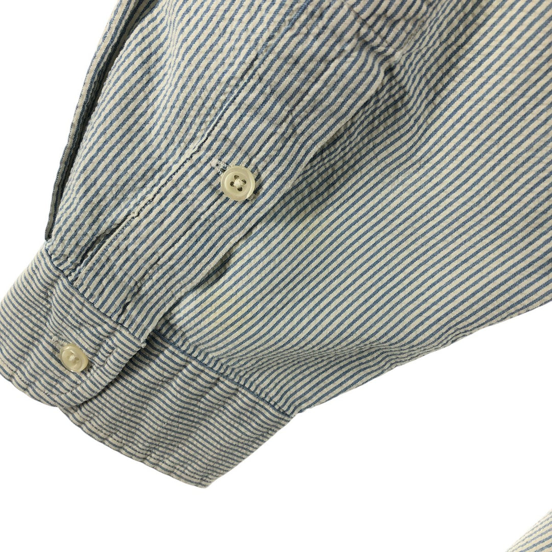 Ralph Lauren BLAKE Seersucker Long Sleeve Button-Down Striped Shirt Men's XL / eaa508412