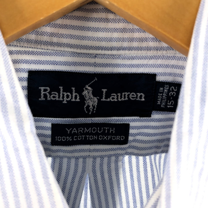 Ralph Lauren YARMOUTH Long Sleeve Button Down Striped Shirt Men's M Size / eaa508414