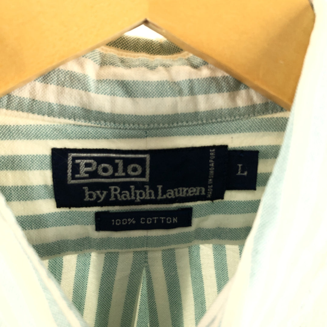 Ralph Lauren POLO by Ralph Lauren Long Sleeve Cotton Striped Shirt Men's L / eaa508420