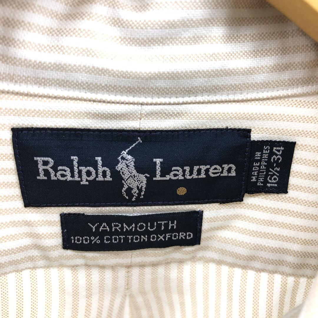 Ralph Lauren YARMOUTH Long Sleeve Button Down Striped Shirt Men's XL /eaa508421