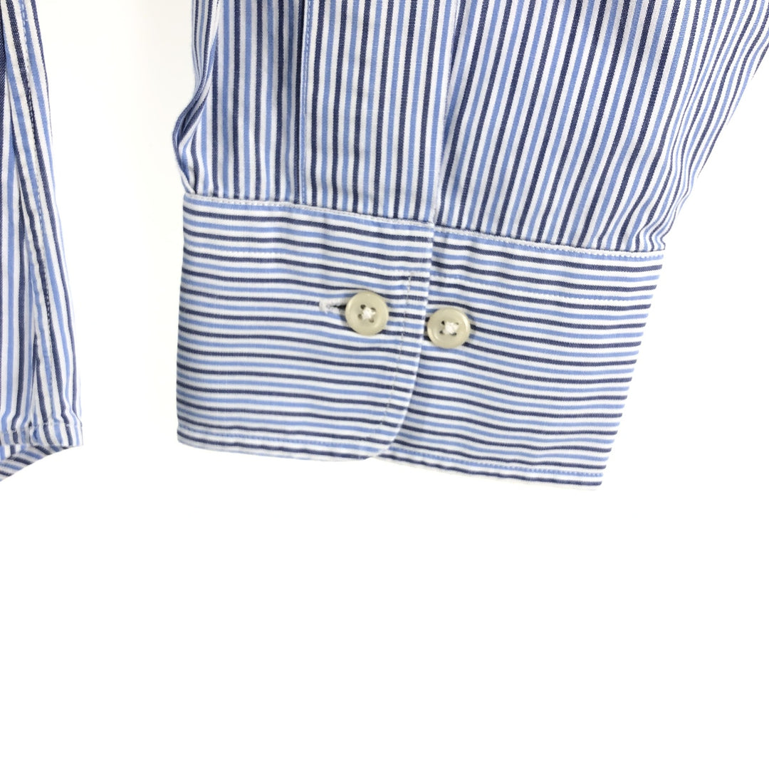 Ralph Lauren POLO by Ralph Lauren ESTATE Wide collar long sleeve cotton striped shirt Men's L equivalent /eaa508422