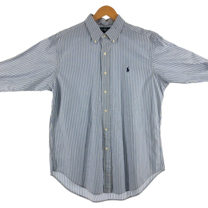 Ralph Lauren Classic Fit Multi Stripe Long Sleeve Button Down Striped Shirt Men's L / eaa508424