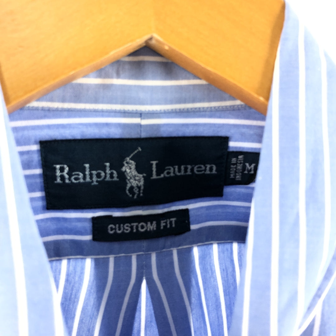 Ralph Lauren CUSTOM FIT long sleeve button down striped shirt men's size M / eaa508425