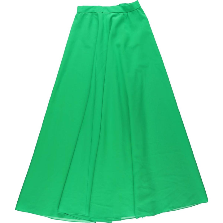 70'S Joy Stevens see-through maxi length flared skirt for women, size L, vintage / eaa508450