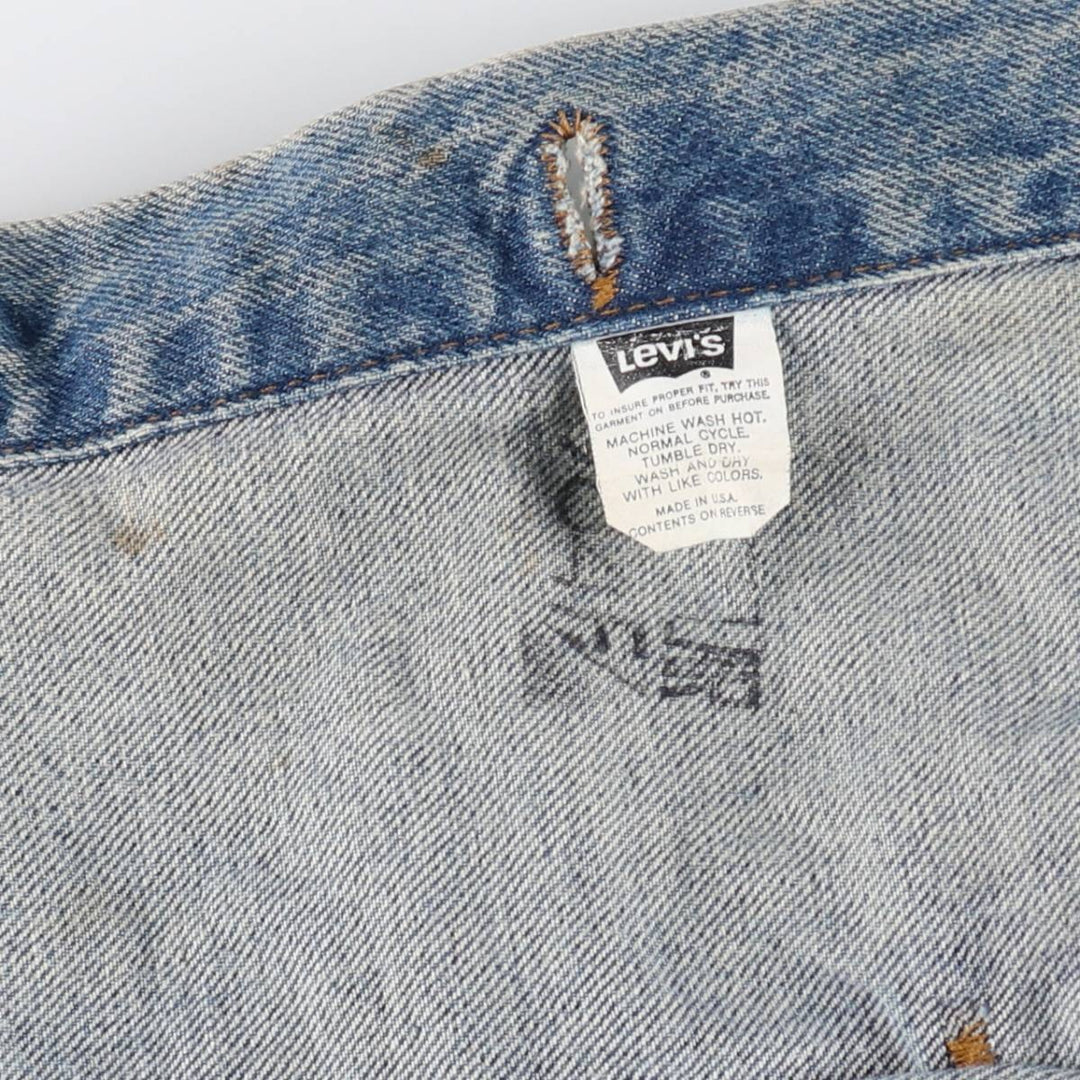 90'S Levi's 57508 3/4 Sleeve Denim Jacket, G-Jean, Made in USA, Women's Size S, Vintage /eaa508460