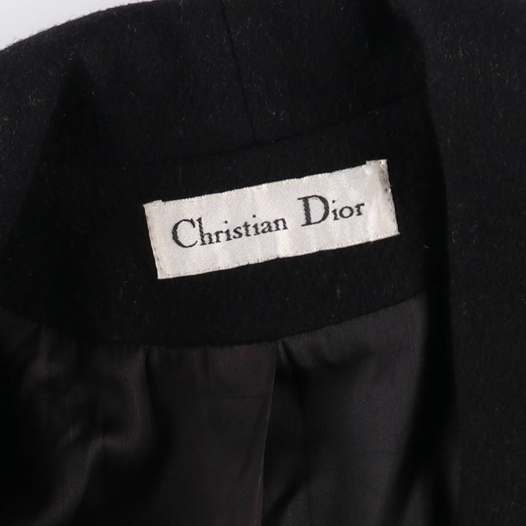 Christian Dior Double-breasted Wool Long Coat Made in USA Women's XL /eaa508462