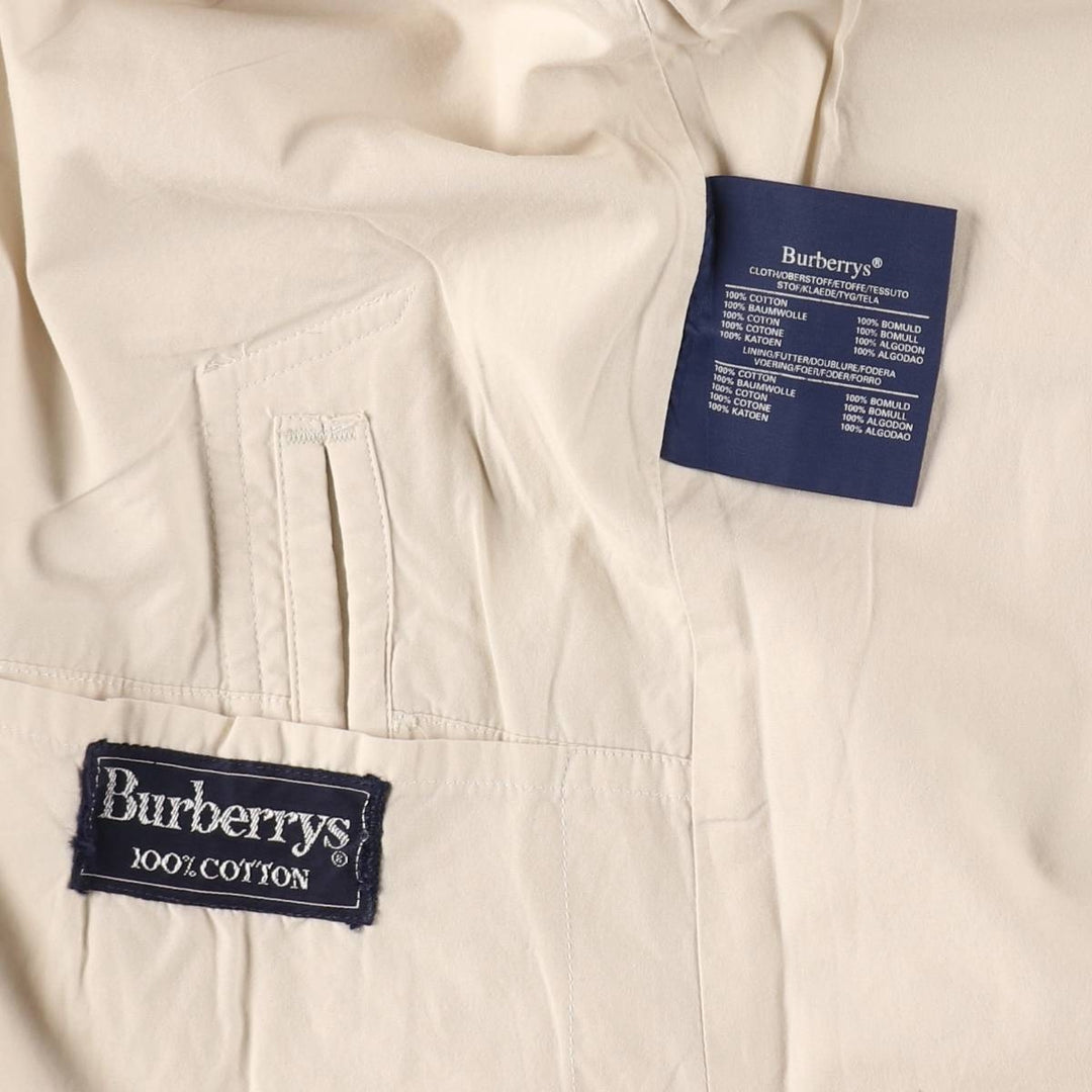 Burberry's 100% cotton Balmacaan coat, made in England, women's size M / eaa508465