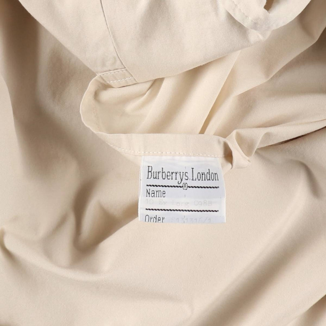 Burberry's 100% cotton Balmacaan coat, made in England, women's size M / eaa508465