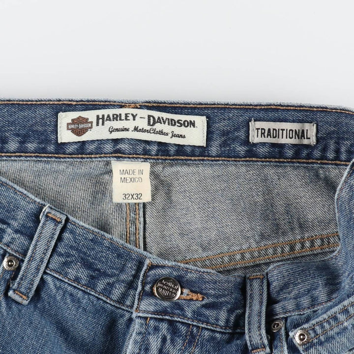 Harley-Davidson TRADITIONAL tapered denim pants for men, size W32 equivalent / eaa508500